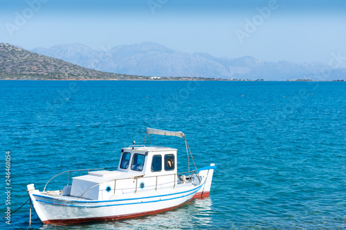 fishing boat at the pier in Crete © KVN1777