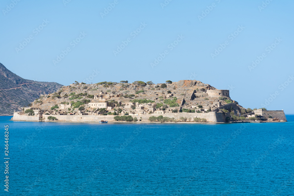 Crete. The island of Spinalonga