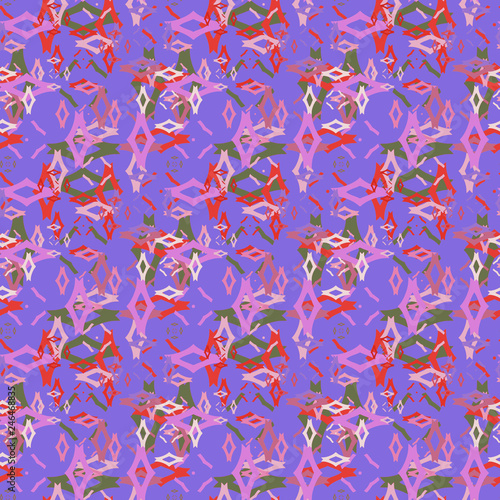 Seamless background pattern with various colored rhombuses.