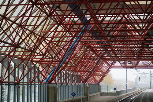 Station building inside