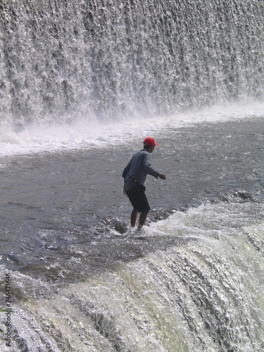 Waterfall in Bali near of Ubud. Indonesia. Asia