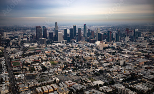 aerial view of Los Angeles © engineeringfilmmaker