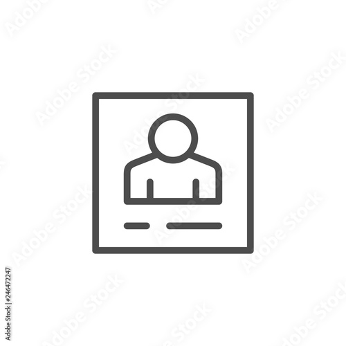Subtitles line icon