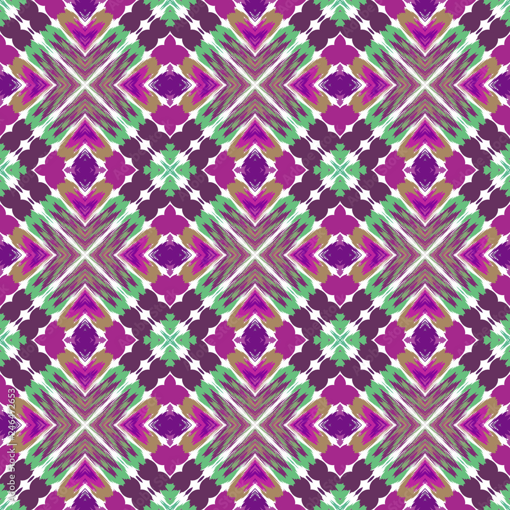 Seamless background pattern with a variety of multicolored lines. Seamless background pattern with a variety of multicolored lines.