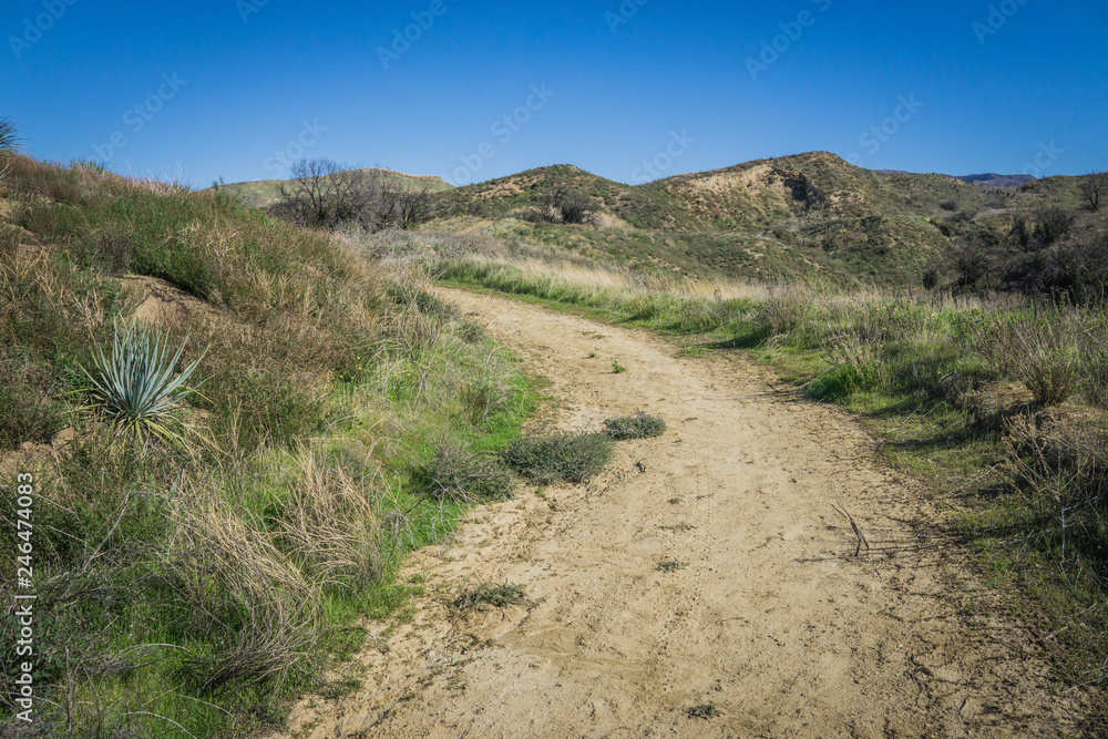 Walking Path in California Hills Walking Path in California Hills