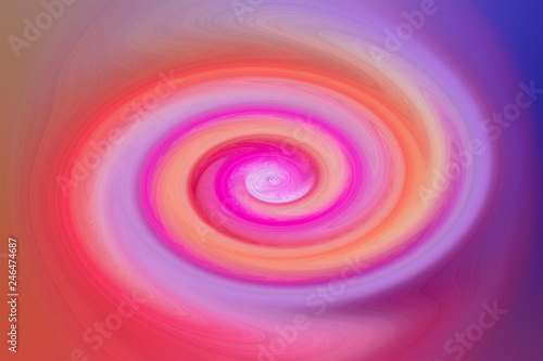Abstract twirly background in vibrant colors