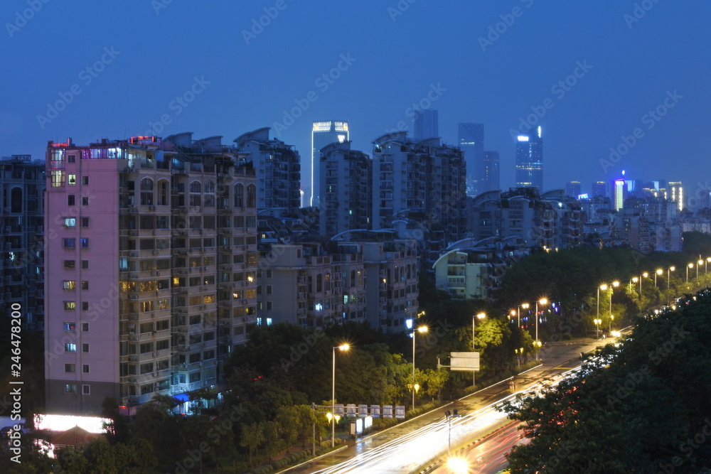 Fuzhou at night