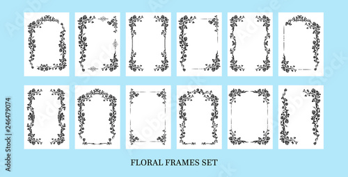 Black frames set