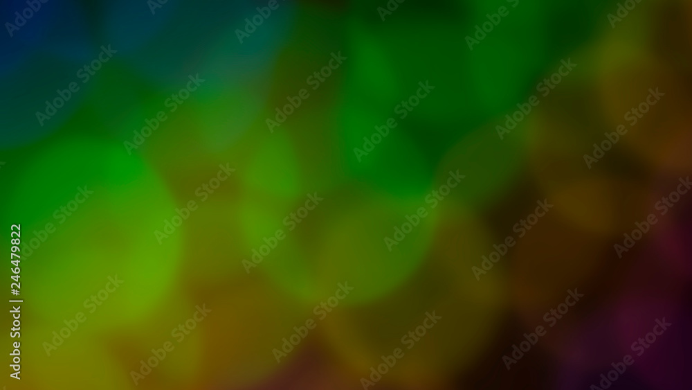 Obraz premium rainbow colored bokeh balls background