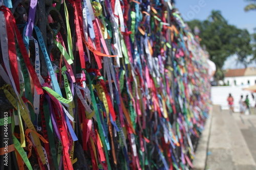 Brazilian prayer flags in salvador