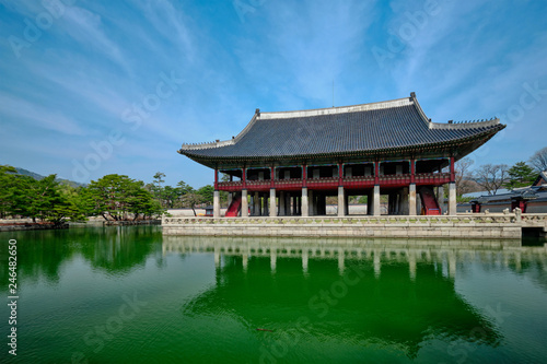 Gyeonghoeru Pavillion Royal Banquet Hall in Gyeongbokgung Palace  Seoul