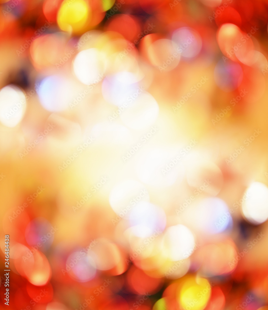 Fototapeta premium Colorful holiday bokeh