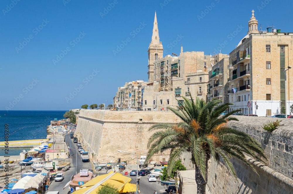 Cityscape of Valletta, Malta