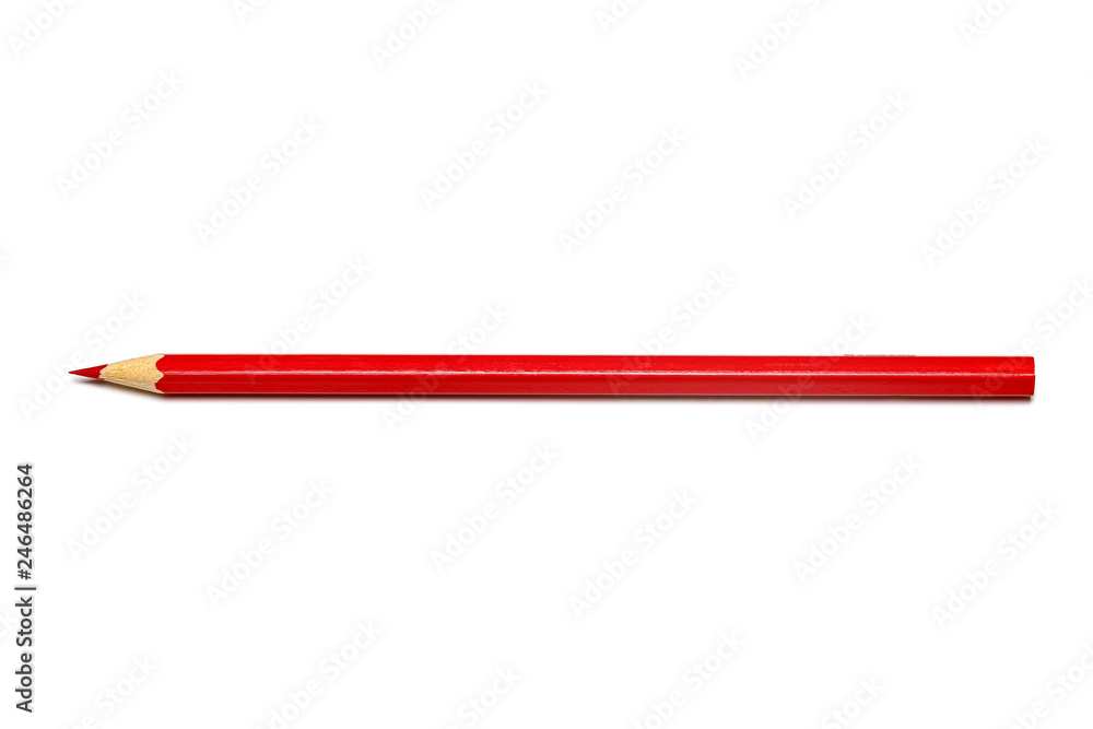 Red colored pencil Red colored pencil