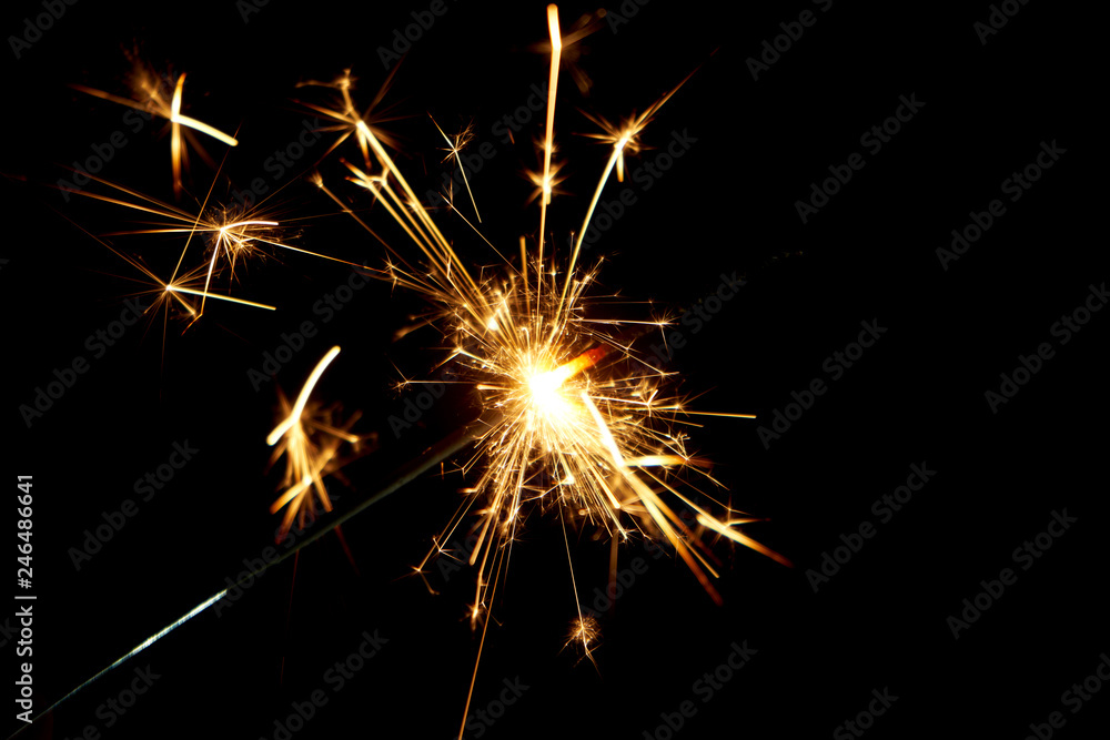 Glow from holiday fireworks Glow from holiday fireworks