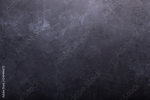 Dark stone texture background Copy space Top view