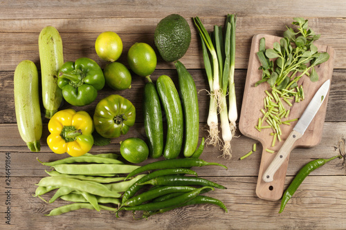 vegetables at grocery supermarket