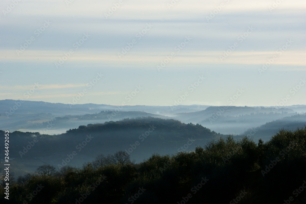 Fototapeta premium Colline Toscane