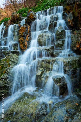 Small waterfall cascade