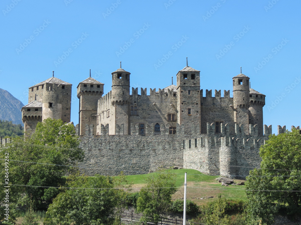 Fenis medieval castle