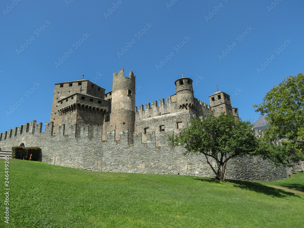 Fenis medieval castle