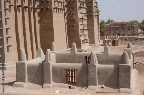 Canvas Print Mud-Brick Mosque of Djenné, Mali