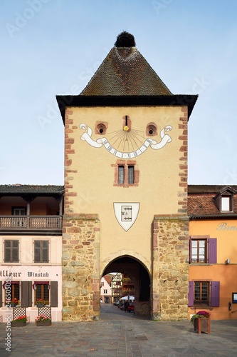 Untertor, Lower Gate or La porte de France, Turckheim, Alsace, France, Europe photo