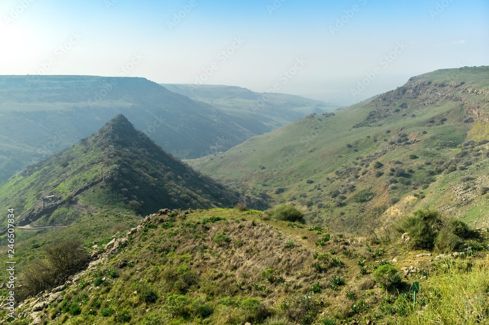 Naklejka premium Desert Israel panorama 