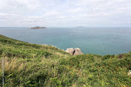 Canvas Print Walking the Howth Cliff Path Loop
