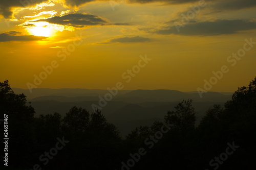 Alleghenies Sunset, West Virginia