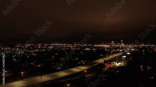 Glowing City Night Life 