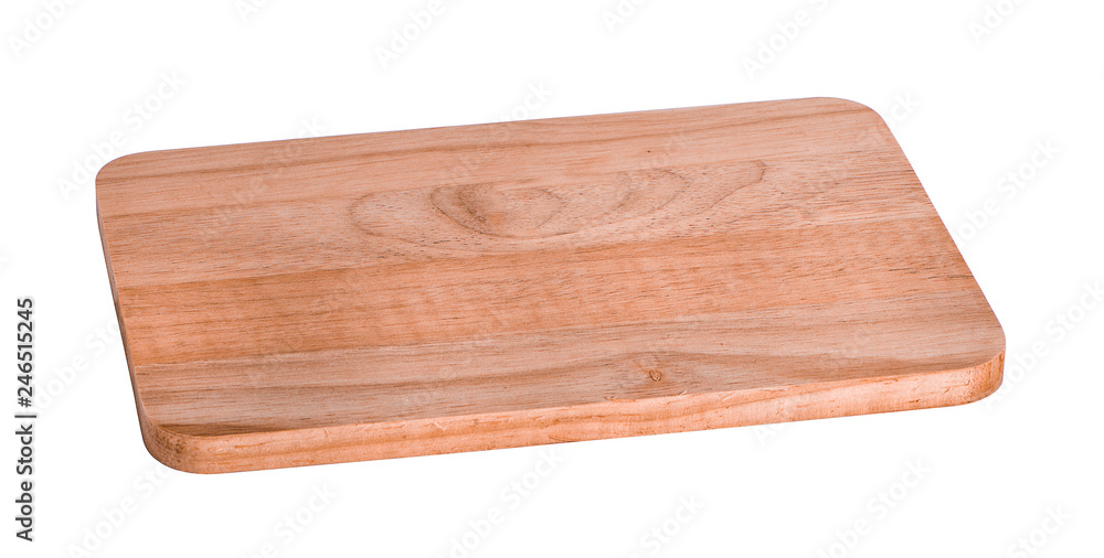 Wooden tray isolated on white background Wooden tray isolated on white background