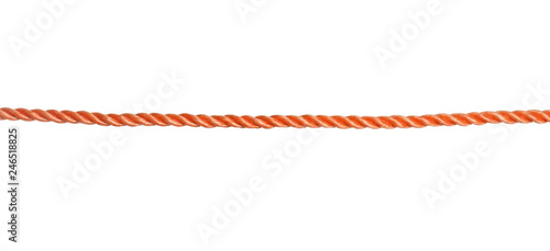 Color rope on white background. Simple design