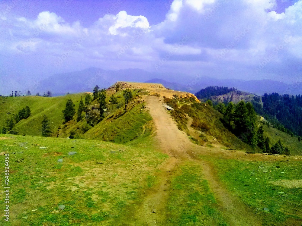 Fototapeta premium The Stylized Tourist Virgin Place In Mandi, Himachal Pradesh