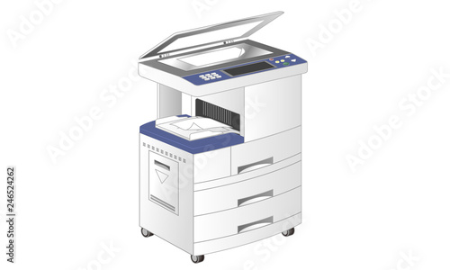 コピー機・FAX複合プリンタ・4型