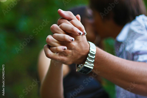 hands of the bride and groom © Bas