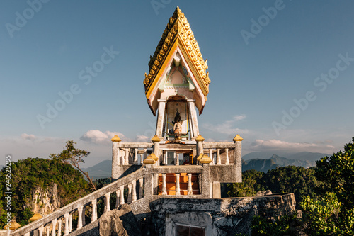The top of Tiger Cave temple, (Wat Tham Suea), Krabi region, Thailand © Artur