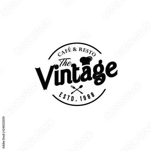 Vintage Food & Restaurant Logo Templates