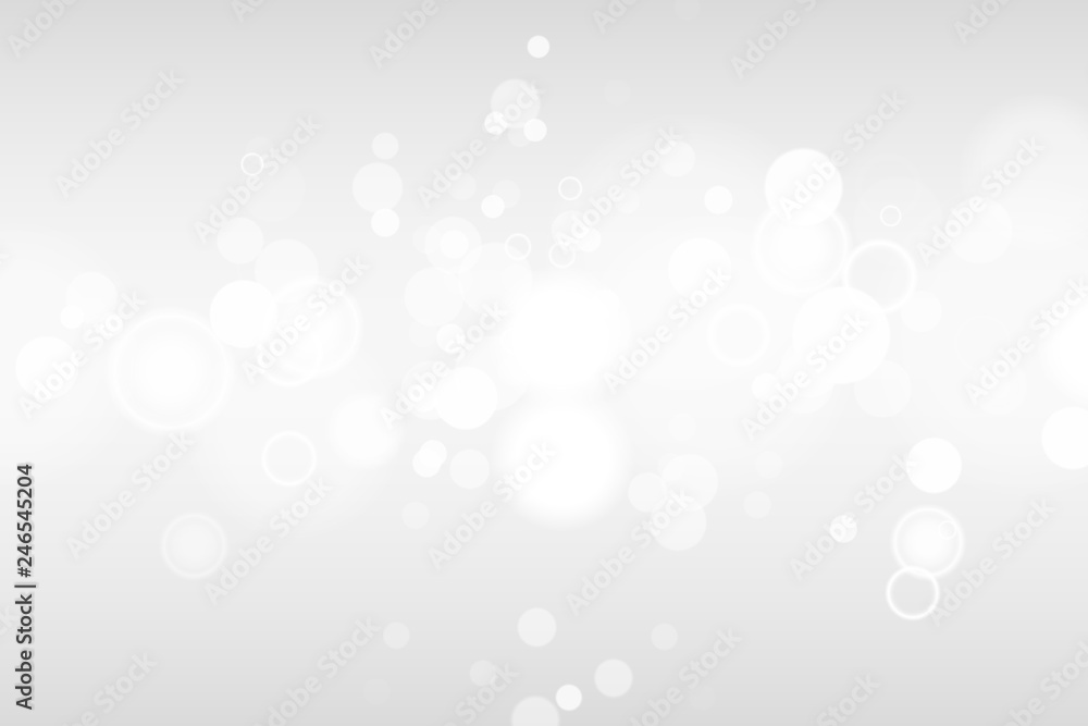 Silver and white bokeh lights defocused. Abstract background. Elegant, shiny, blurred light background. Magic christmas background. EPS 10. Silver and white bokeh lights defocused. Abstract background. Elegant, shiny, blurred light background. Magic christmas background. EPS 10.