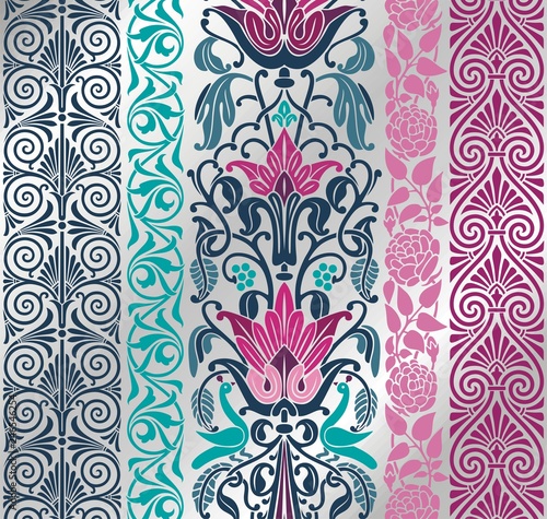 paisley floral pattern, textile , Rajasthan, royal India