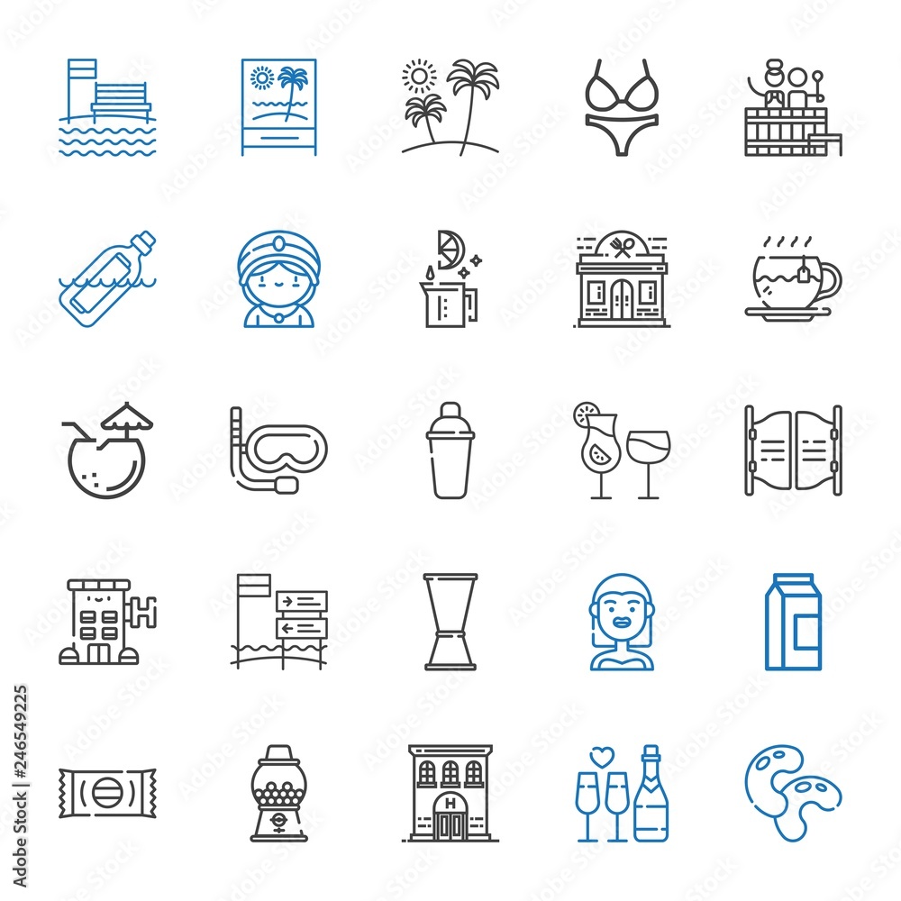 drink icons set drink icons set