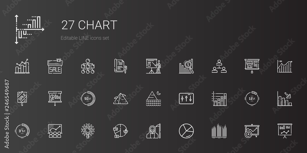 chart icons set chart icons set