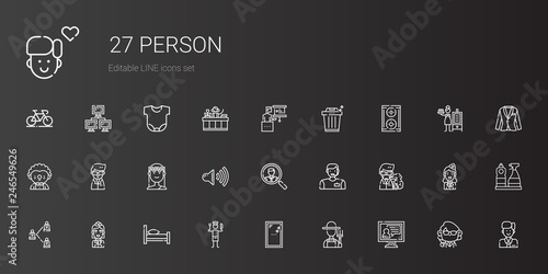 person icons set