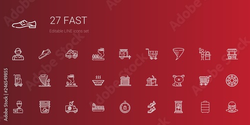 fast icons set