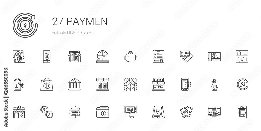 payment icons set payment icons set
