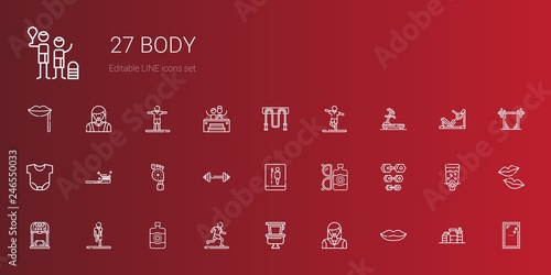 body icons set