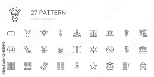pattern icons set