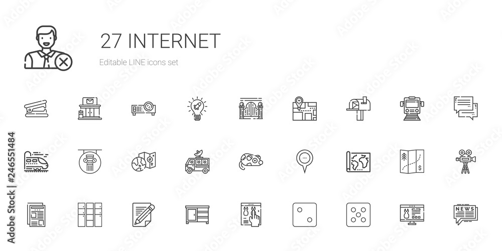 internet icons set internet icons set