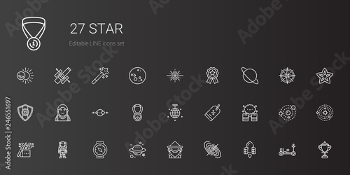 star icons set