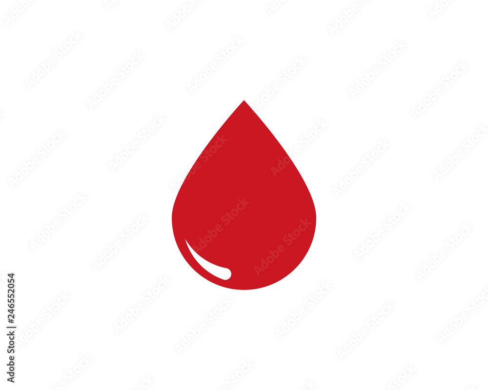 Blood Logo vector icon illustration